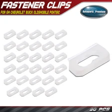 30Pcs Nylon Body Side & Wheel Opening Moulding Fasteners Clips for GM Chevrolet