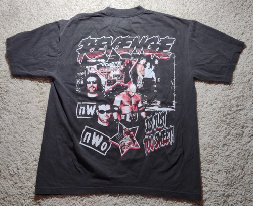 WCW NWO Revenge T Shirt Adult XL Gray All Over Print Graphic Wrestling AOP - Picture 6 of 7