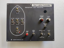 Uzushio electric 1056 navigation light indicator panel