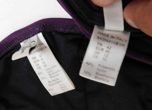 Christian Dior lila Perlen 2 Stück Bikini Badeanzug Set Italien Gr. 10 - Bild 4 von 5