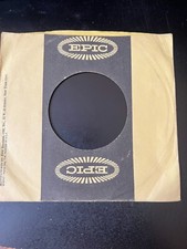 7" Epic Records Company Sleeve VG for 45's Sleeve Only