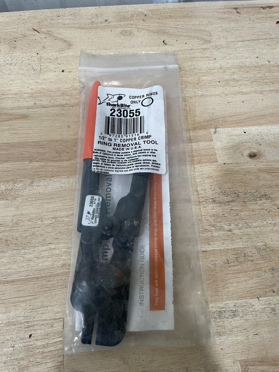 SharkBite 23055 Copper Crimp Ring Removal Tool For 1/2”—1” Copper 