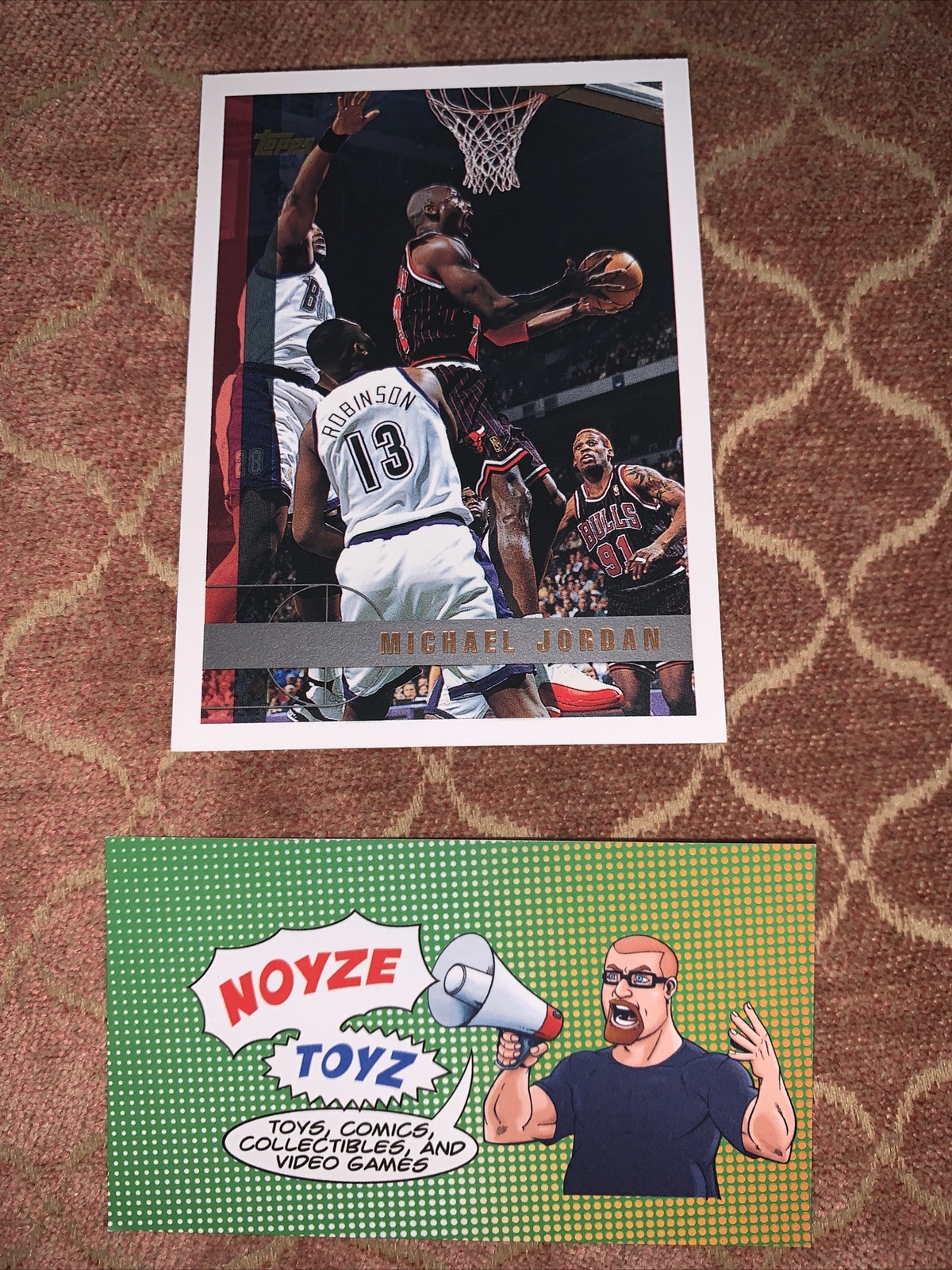 MICHAEL JORDAN 1997-98 Topps #123 - Chicago Bulls  NM  Card NBA Basketball Goat