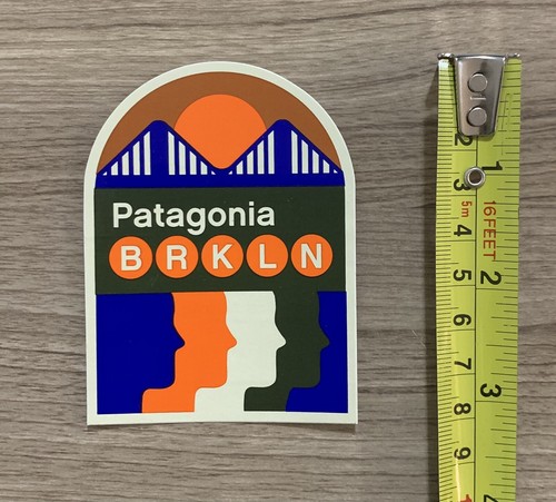 Patagonia Brooklyn New York NYC Sticker Exclusive Limited Rare Decal Authentic - Bild 3 von 3