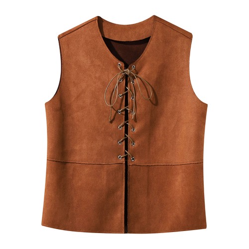 UK Kid Boy/Girls Medieval Pirate Vest Halloween Steampunk Renaissance Waistcoat - Picture 9 of 53