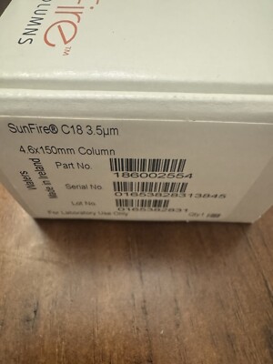 Brand New Waters Sunfire C18 Column 3.5um, 4.6 x 150mm
