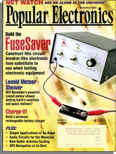Popular Electronics - 1997, November - Leonid Meteor Shower, Build a Fuse Saver - 第 1/2 張圖片