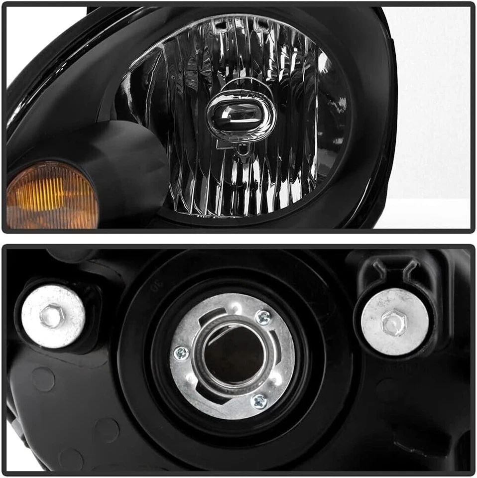 Juego de pares de faros halógenos carcasa negra ónix para Lexus GS300 GS400 1998-2005 Foto 3 de 4