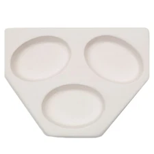 2" Three Oval Casting Glass Fusing Kiln Mold