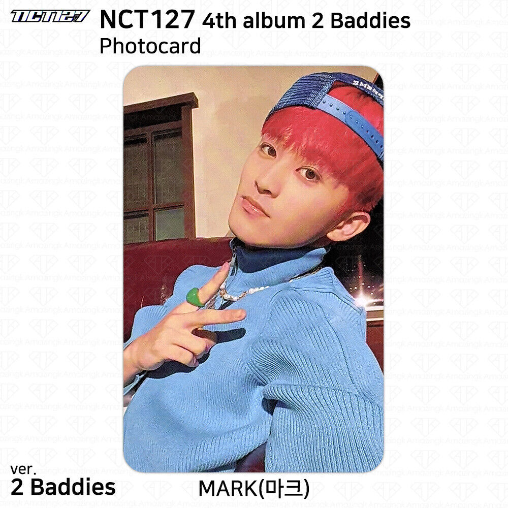 NCT NCT127 4th Album 2 Baddies Official Photocard Postcard NCT NCT127 4th Album 2 Baddies Official Photocard Postcard