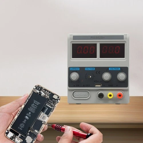 DC Labornetzgerät Regelbar Verstellbar Stromversorgung Stabilisiert Netzteil 15V - Bild 2 von 4