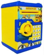 Home N Life Piggy Bank ATM with Electronic Lock for Kids/Password Safe/Minion