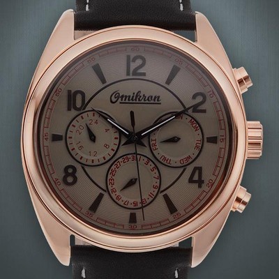 NEW Omikron Multi-Function Striker Mens Watch / MSRP $1359.00