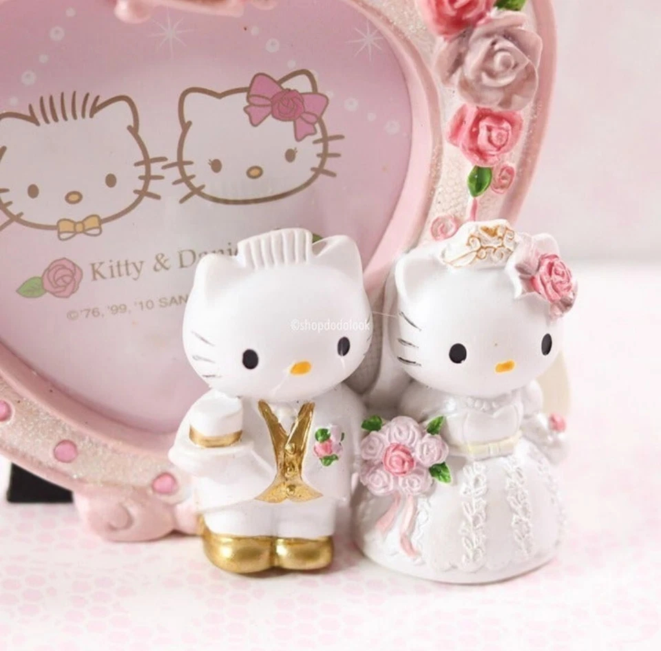 Vintage Sanrio Hello Kitty and Dear Daniel Wedding Valentine Gift Photo Frame - Image 3 of 4