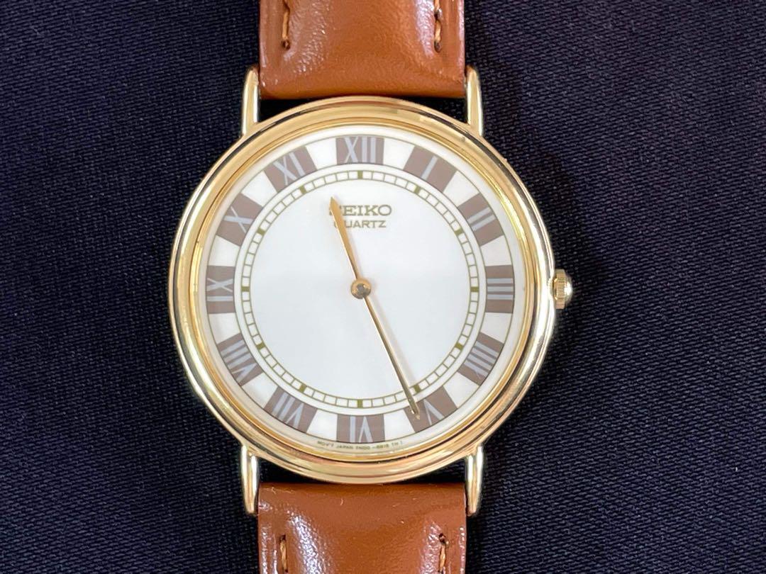 Seiko 7N00-8A00 Stainless Steel Gold Quartz Mens Watch Seiko 7N00-8A00 Stainless Steel Gold Quartz Mens Watch
