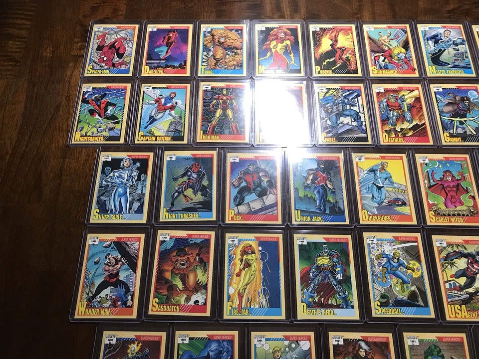 1991 年 IMPEL MARVEL UNIVERSE 系列 2 交易卡全套漫威 #1-162  — 第 2/4 张图片