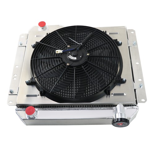 For 1977-1984 Toyota LandCruiser HJ45 HJ45RP HJ47RP 4 Core Radiator Shroud Fan - Picture 4 of 18