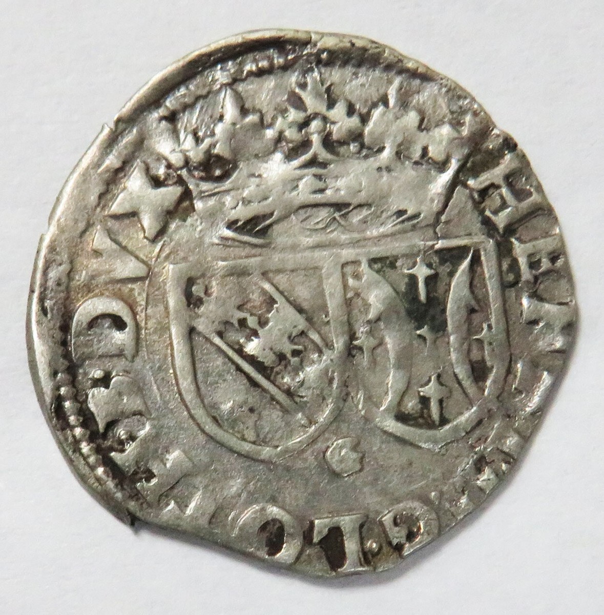 1608 -1624 DUCHY OF LORRAINE FRANCE FEUDAL DENIER HENRI II BILLION