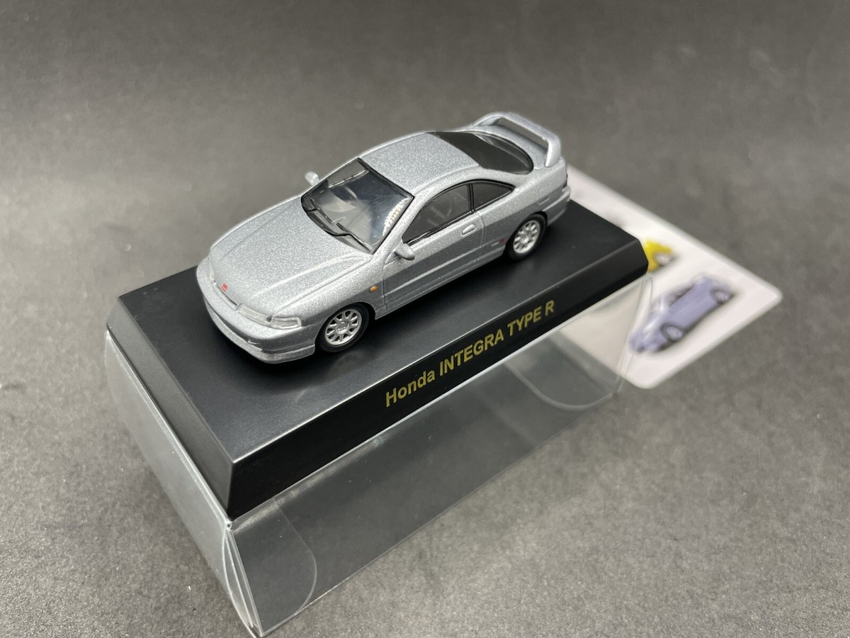 Kyosho 1/64 Honda collection INTEGRA Type R Silver diecast Kyosho 1/64 Honda collection INTEGRA Type R Silver diecast