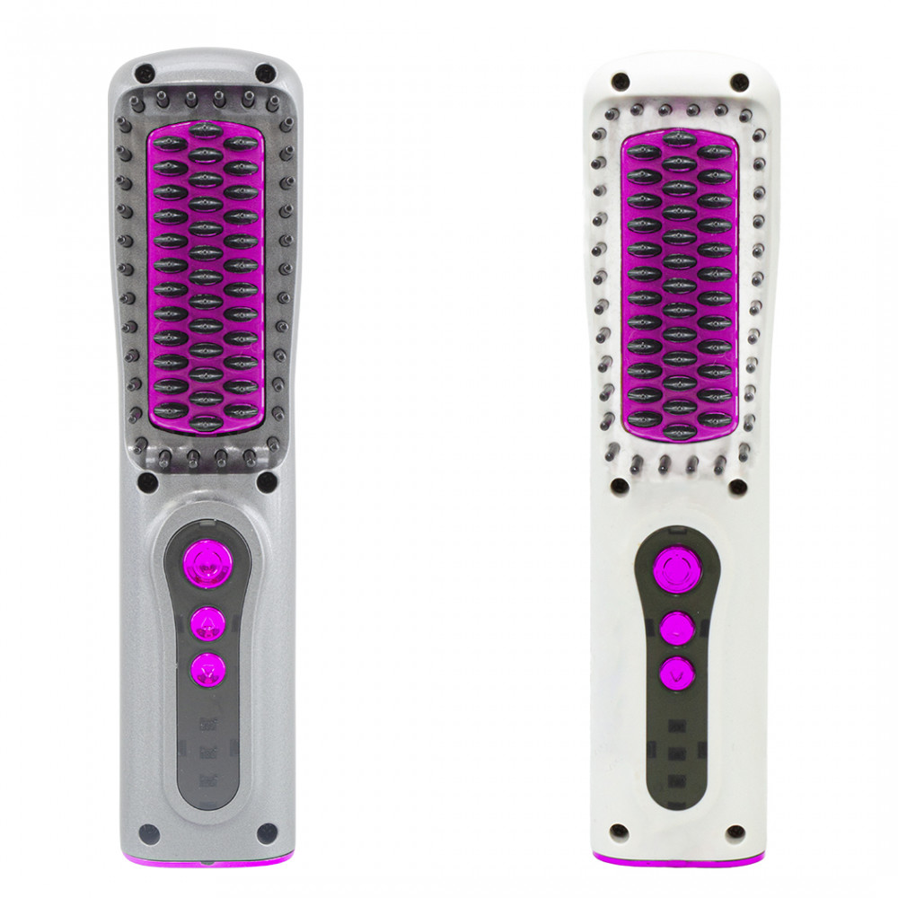 Mini brosse lissante de voyage en céramique 10W compacte rechargeable par USB