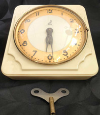 Vintage Horloge murale JAZ 8 jours remontoir mécanique à réviser France