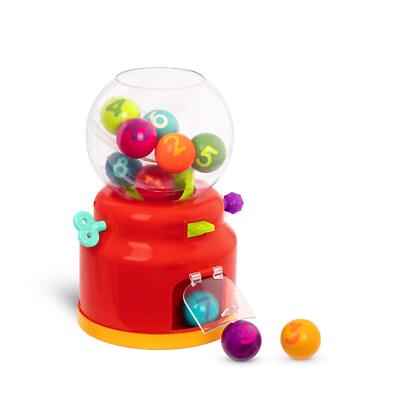 Battat Numbers And Colors Gumball Machine Educational Toy For Toddlers