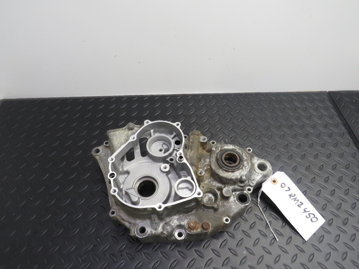 ケースのみ 07 SUZUKI RMZ 450 RMZ450 LEFT CASE CRANKCASE ENGINE MOTOR CASE