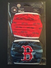 Boston Red Sox 2 Pack Adult Cloth Face Mask Covering -50 Off SRP-FREE S H