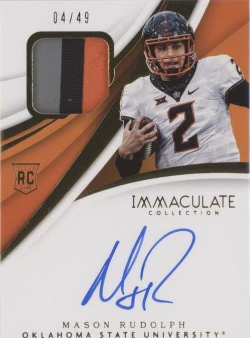 2018 Panini Immaculate Collection Collegiate Mason Rudolph #111 - 1 of 2
