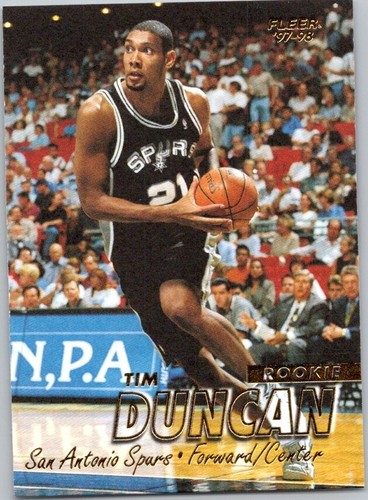 1997-98 Fleer #201 Tim Duncan RC X116
