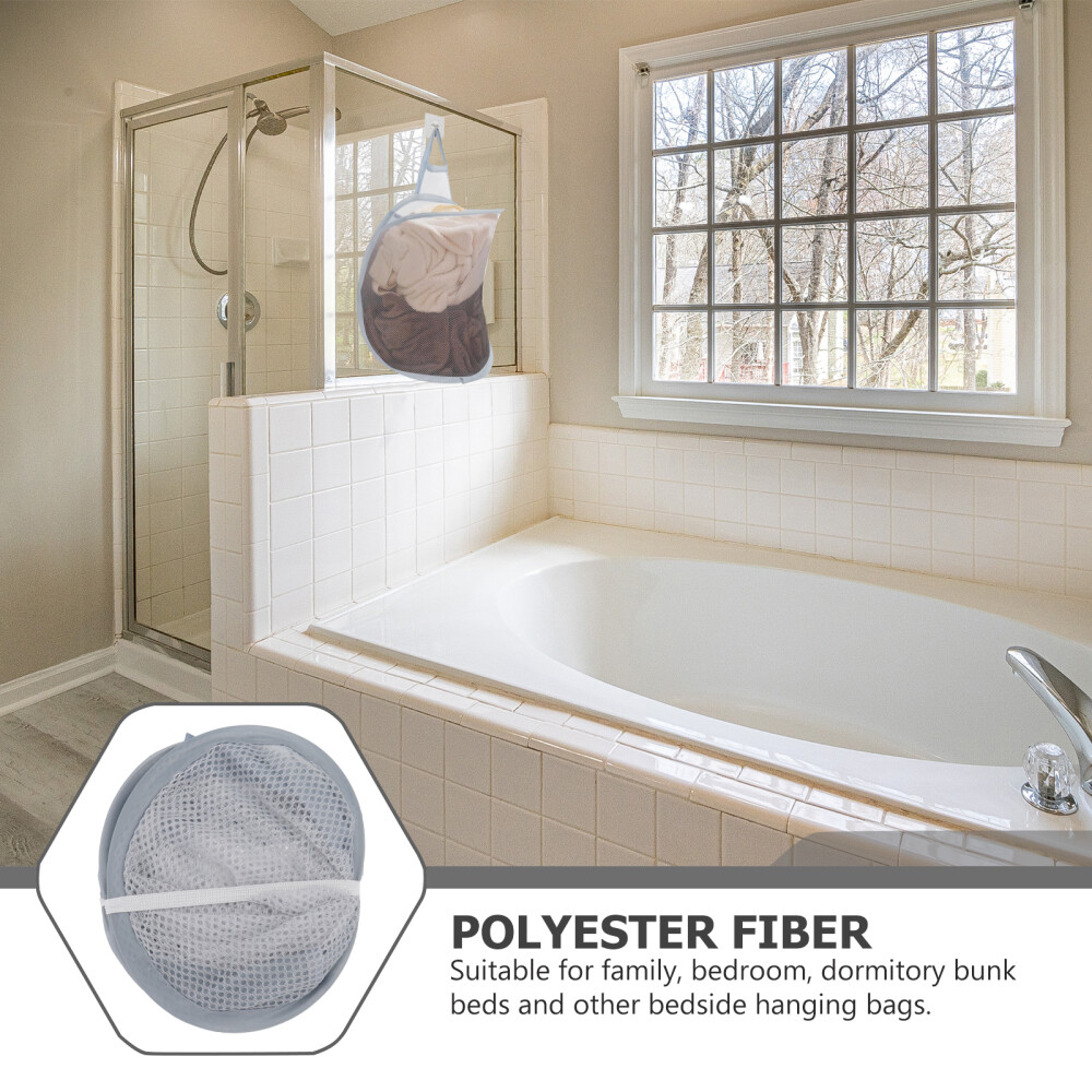 Hanging Laundry Bag Mesh Bath Toy Organizer Wall Mounted Hamper eBay