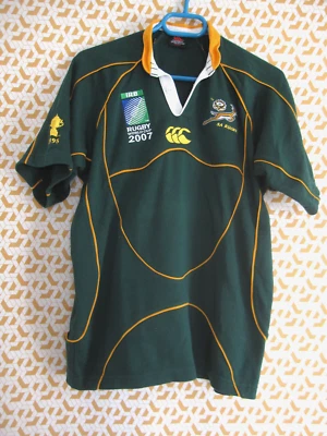 Maillot Afrique du Sud Rugby South Africa World Cup 2007 vintage jersey - S - Photo 1/4