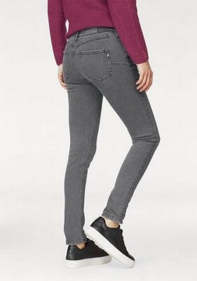 REPLAY Skinny Push Up Zackie WA657 Jeans Damen Stretch Hose Slim Grau Denim L32
