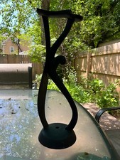 Vintage Antique Cast Iron Shoe Shine Stand Foot Rest Polishing Step Cobbler Blk