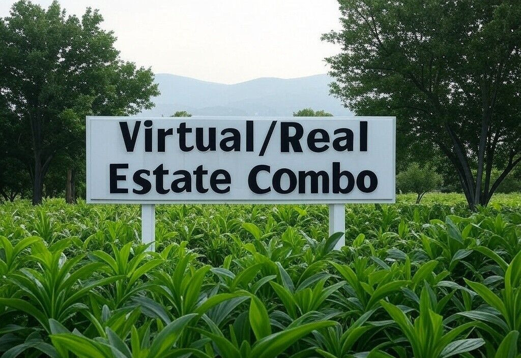 2 acre plot of land REAL ESTATE with free bonus of some virtual real estate