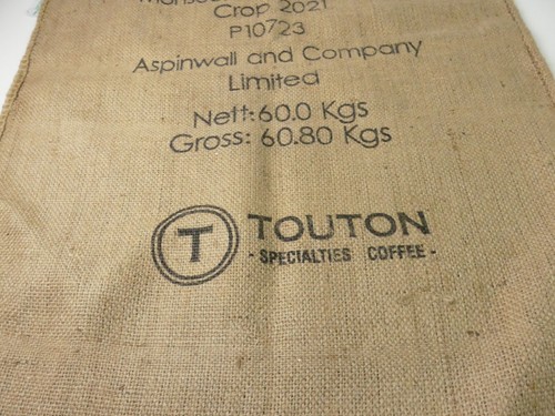 Jute Kaffeesack von ca. 60 Kg Kaffee ca. 100x70cm einmal benutzt RB-1438 - Bild 8 von 11