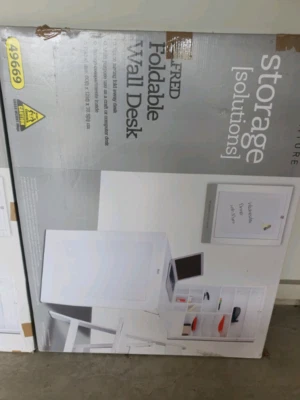 Aldi Sohl Furniture Alfred Foldable Wall Desk Brand New In Box