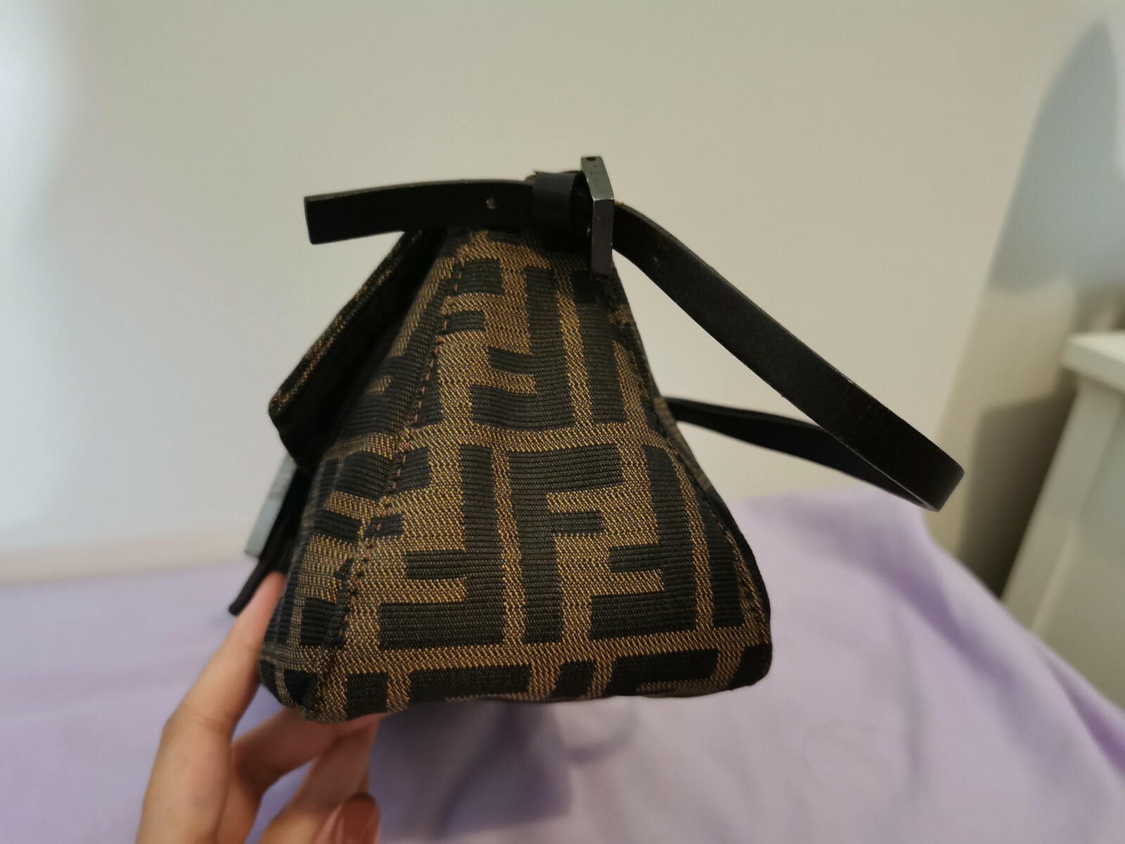 fendi zucca mini shoulder bolsa