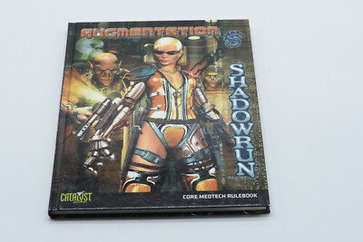 SHADOWRUN AUGMENTATION Core Medtech RULEBOOK 4th E~FREE FAST US SHIPPING