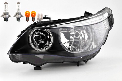 Calandra Frontale A Rene Cromata Per BMW Serie 5 E60/E61 (2003-2010) - Griglia Sostitutiva Sportiva Con Omologazione E - Facile Installazione
