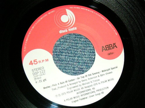ABBA Japan 1978 DSP-122 NM 7"45 SUMMER NIGHT CITY - Imagen 6 de 6