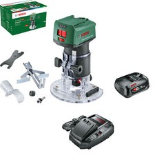 Image of Bosch ADVANCEDTRIMROUTER 18V-8 P4A 18v Cordless Trim Router 1 x 2.5ah Li-ion