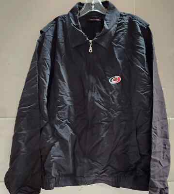 Carolina Hurricanes NHL Antigua Jacket Black Men's Full Front Zip - size XL