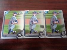 2022 Bowman Draft Chrome Trystan Vrieling #BDC-43 1st Year RC Lot of 3-YANKEES
