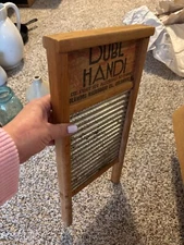 Vintage Dubl Handi Washboard Co Columbus Ohio Wash Board