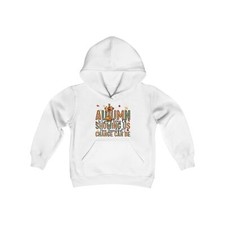 Autumn Is God's Way ....Youth Heavy Blend Hooded Sweatshirt