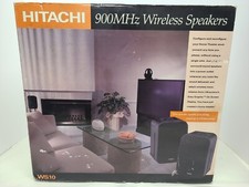 Hitachi WS10 900Mhz Wireless Speakers New In Box 1995
