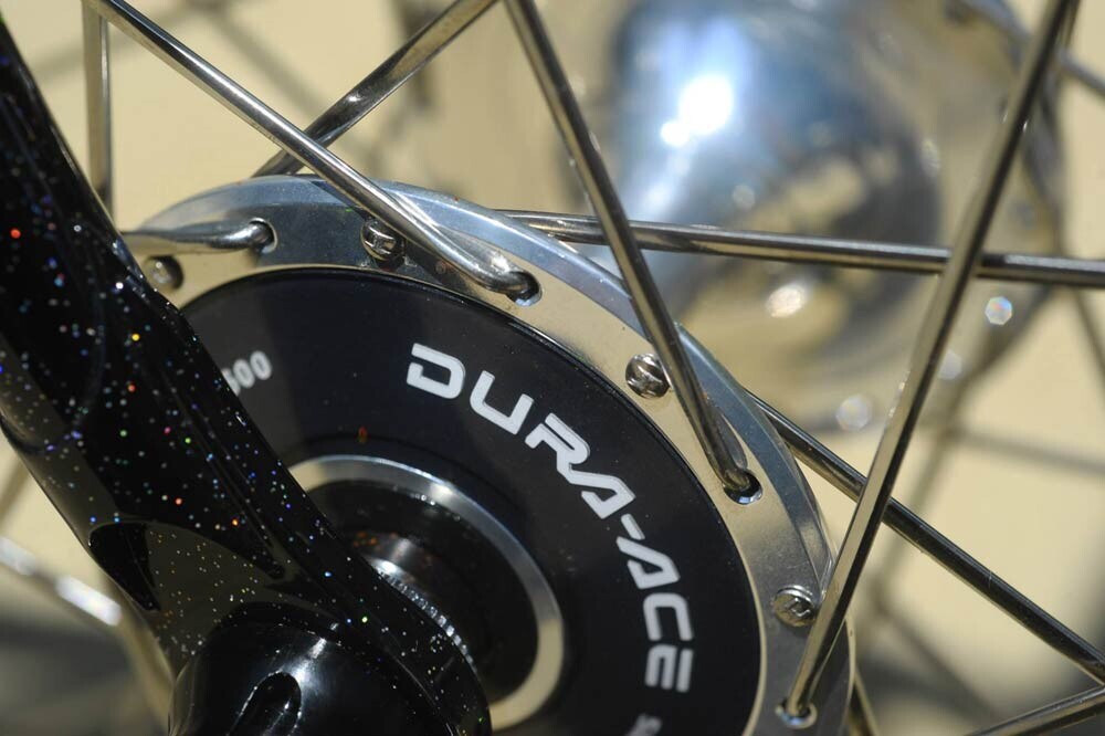 Shimano Dura Ace Track Hub Set 36h HB-7600 High Flange New Shimano Dura Ace Track Hub Set 36h HB-7600 High Flange New