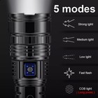 1000000LM White Laser LED Flashlight Zoom Rechargeable Tactical Torch Waterproof — photo 2