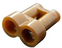 Lego 2 StüCk Fernglas In Gold (Pearl Gold) Binoculars FerngläSer Neu 30162